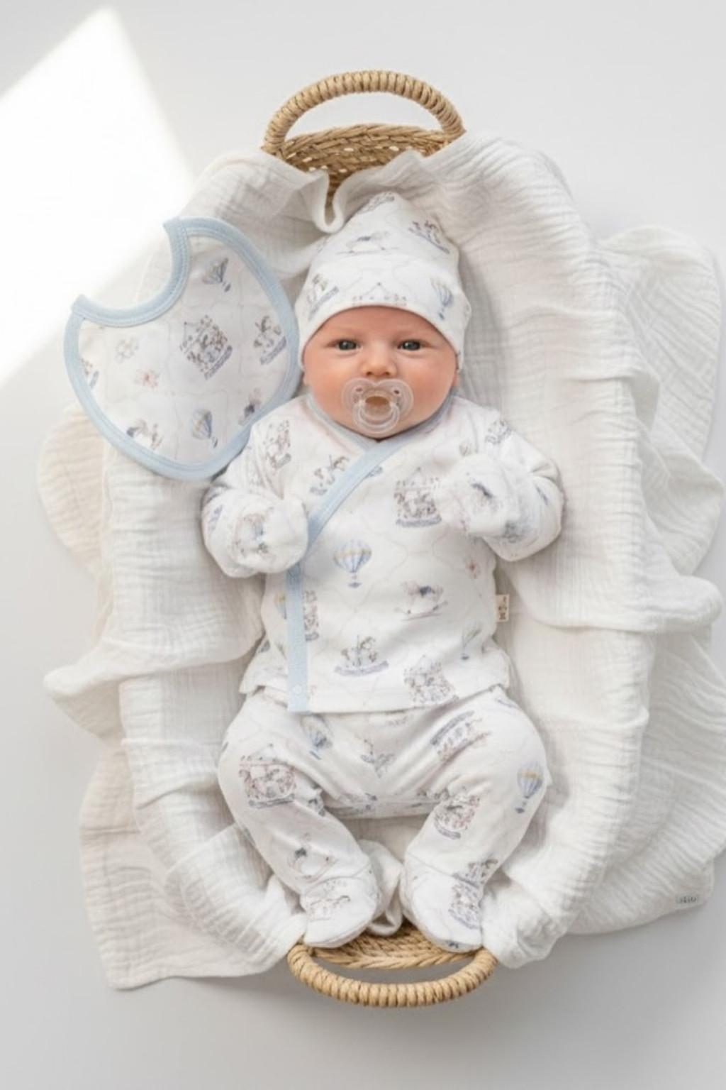 Desenli Yenidoğan 5’li Hastane Çıkış Seti