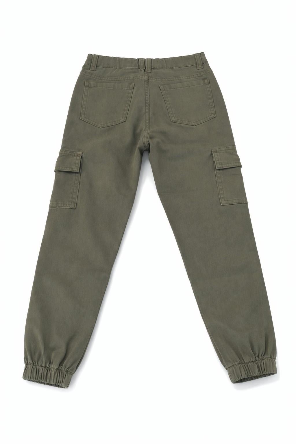7-11 Yaş Erkek Çocuk Haki Kargo Pantolon