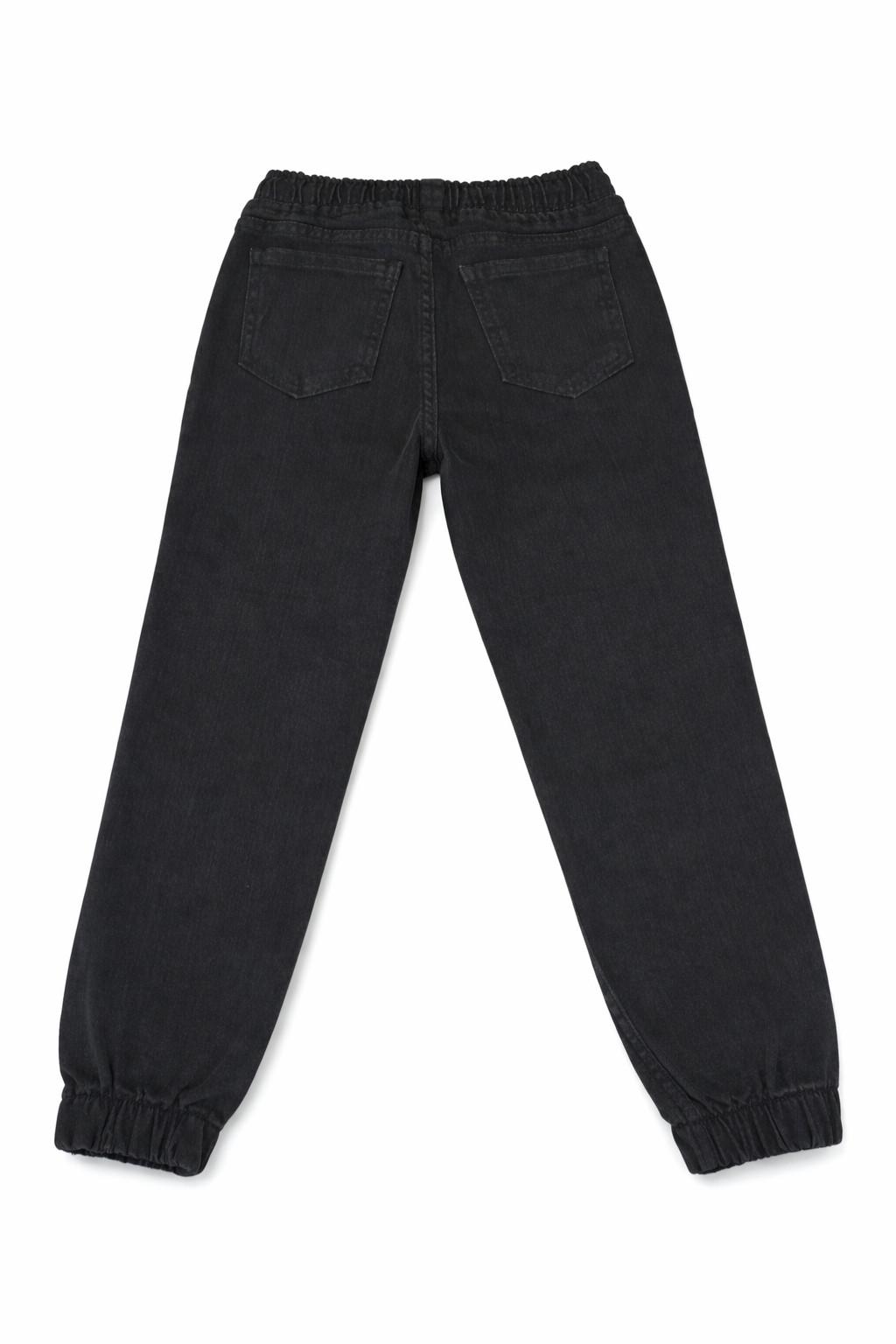 6-10 Yaş Erkek Çocuk Siyah Lastikli Kot Pantolon
