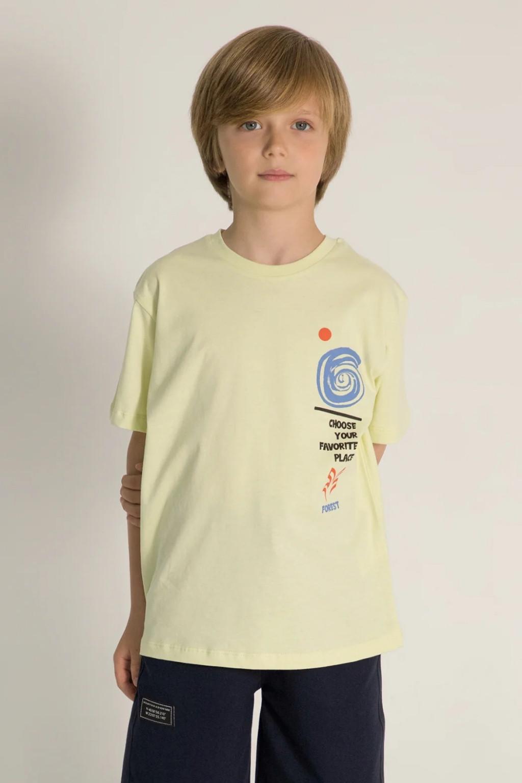 4-8 Yaş Erkek Çocuk Baskılı Tişört