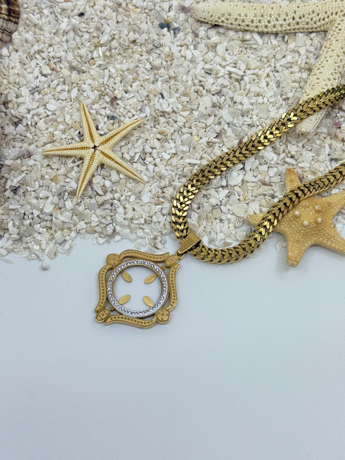 Çeyreklik Çelik Kolye