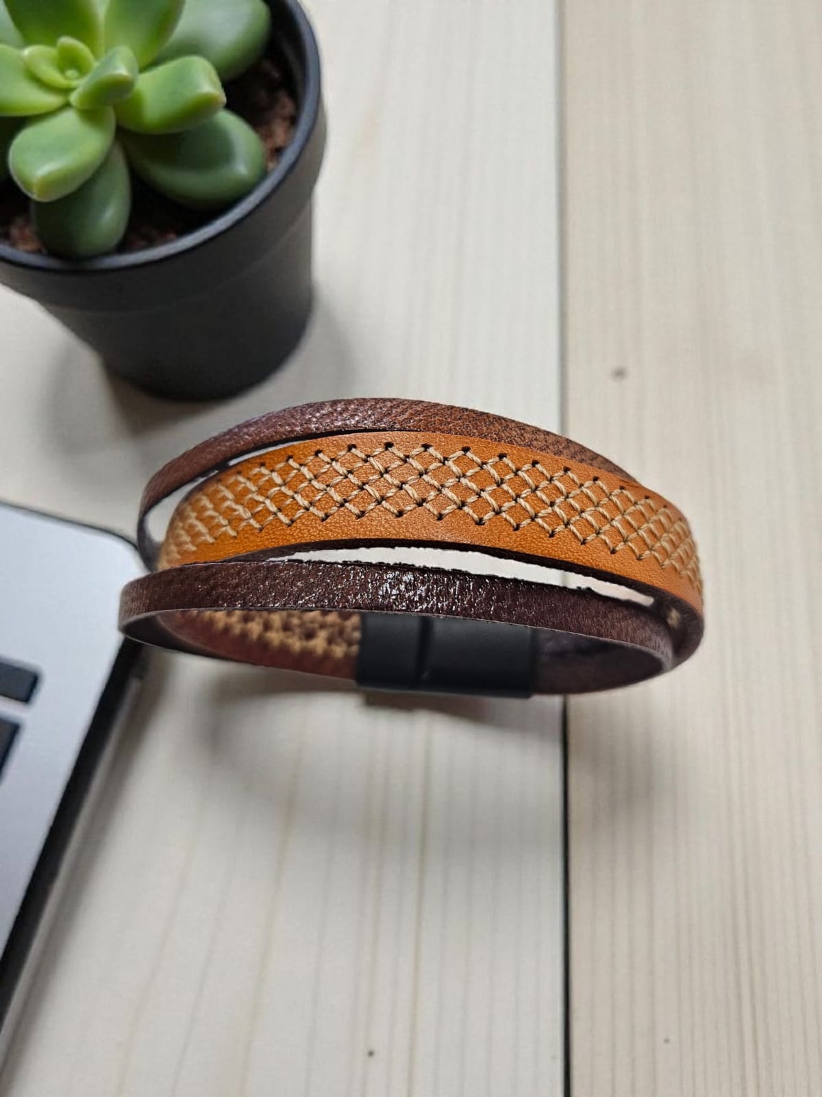 ELMEKA DERİ BİLEKLİK