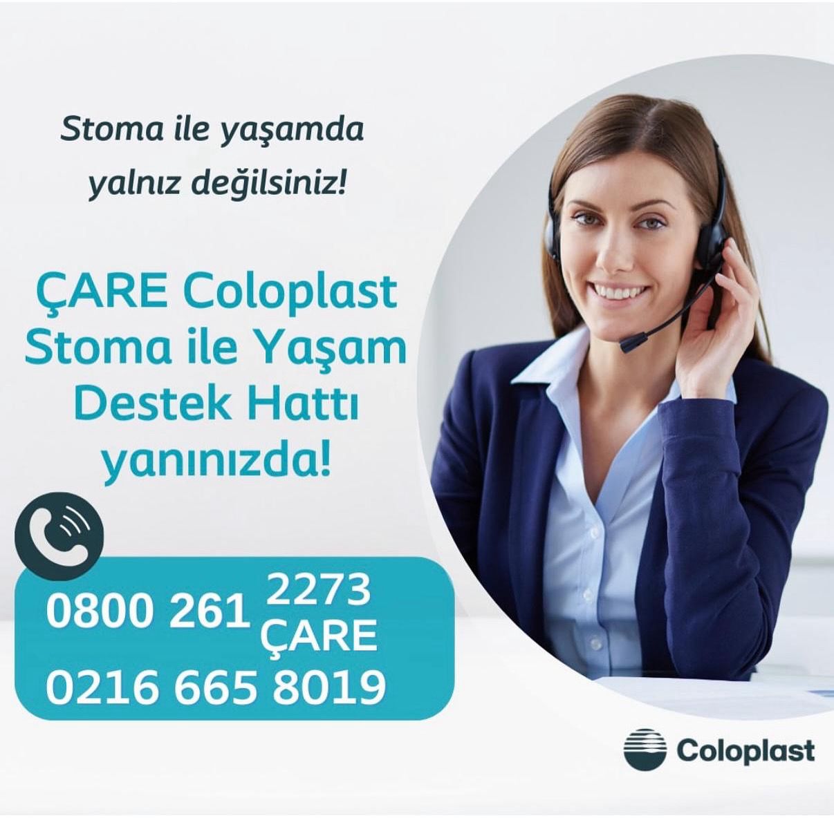 Stoma ile Yaşamda Yanınızda: Coloplast ÇARE Destek Hattı