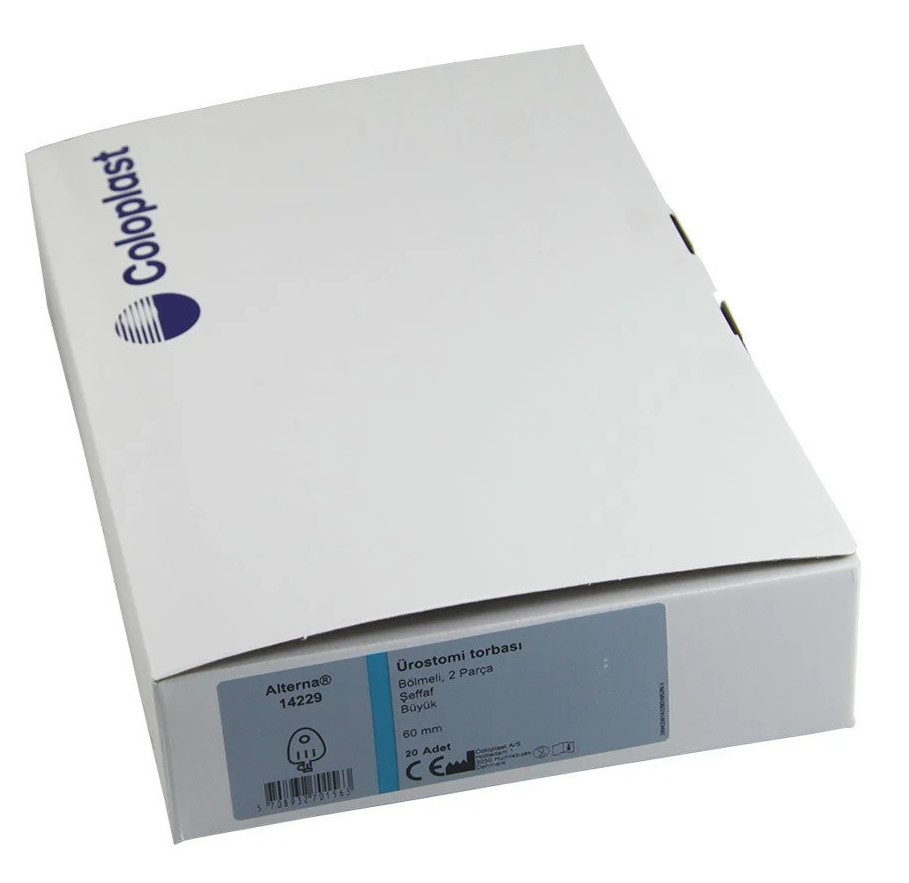 Coloplast Ürostomi Torbası | Şeffaf 20’li Kutu 14229