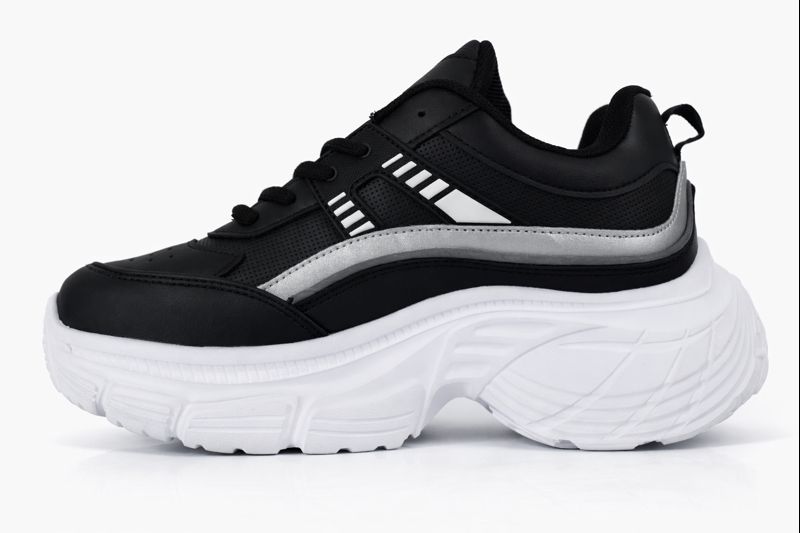 Kadın Ortopedik Yüksek Taban Spor Ayakkabı.