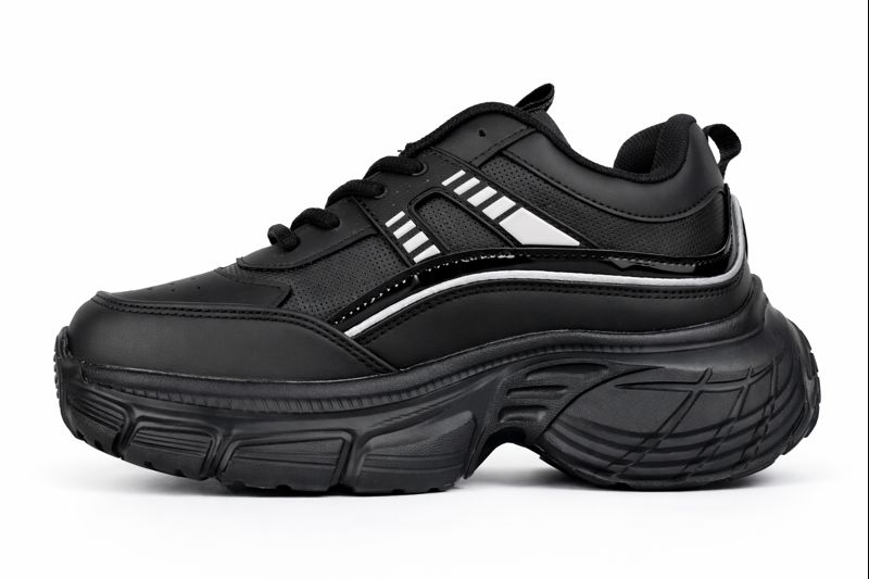 Kadın Ortopedik Yüksek Taban Spor Ayakkabı.