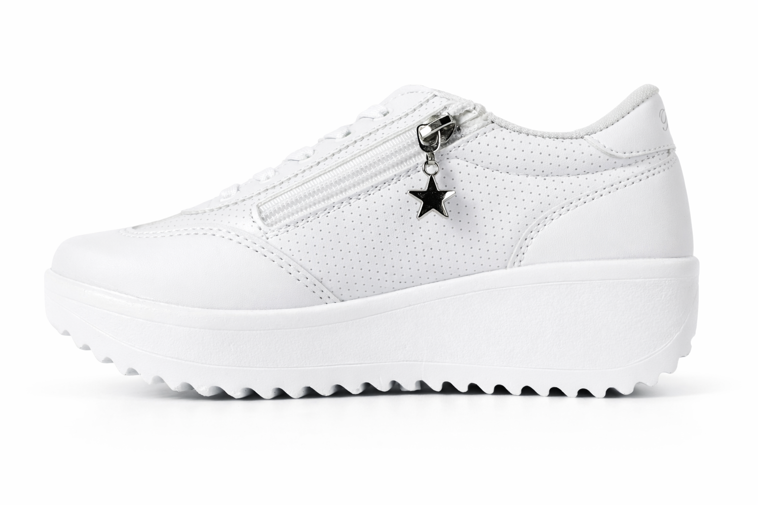 Kadın Ortopedik Fermuarlı & Bağcıklı Yürüyüş Ayakkabısı