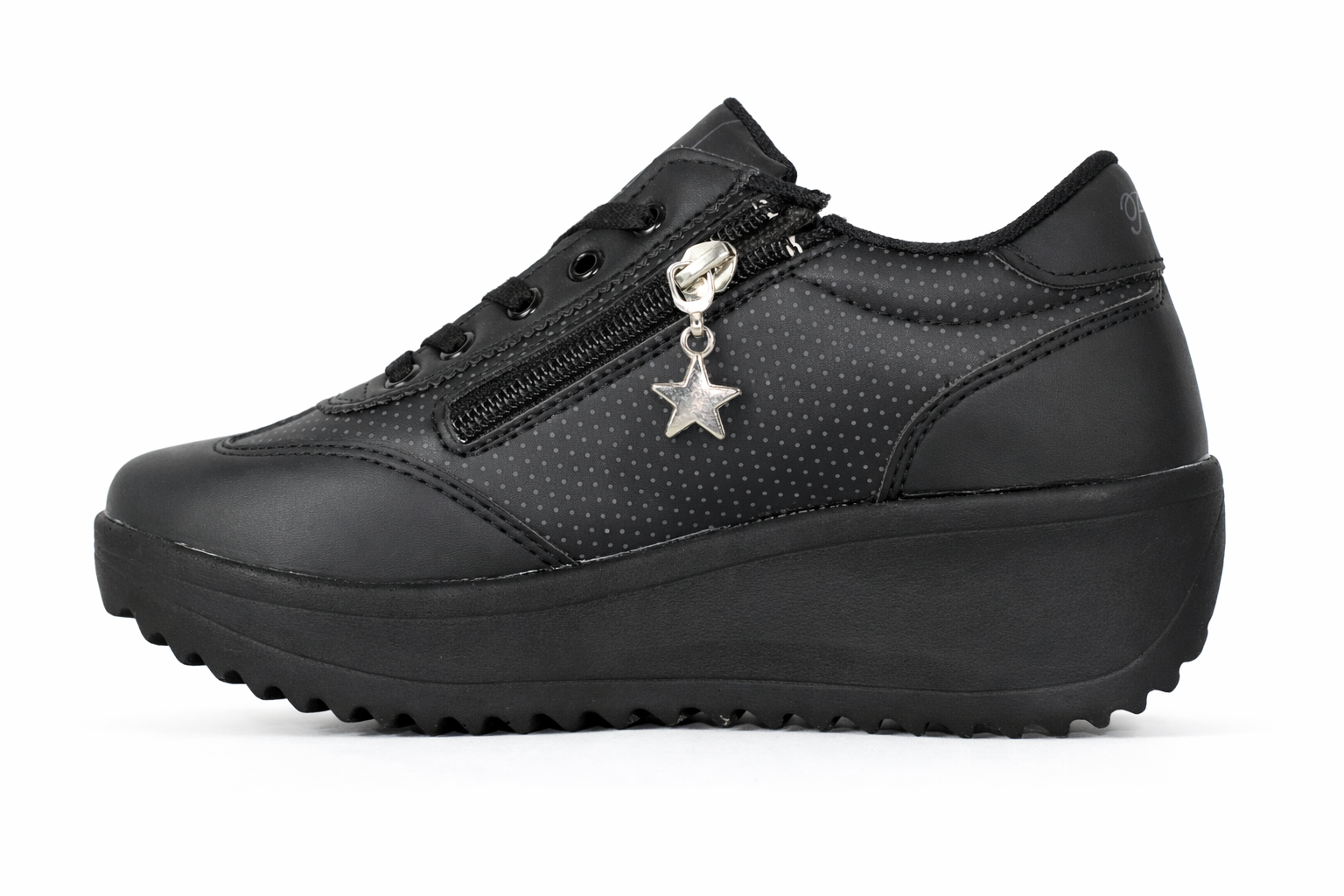 Kadın Ortopedik Fermuarlı & Bağcıklı Yürüyüş Ayakkabısı