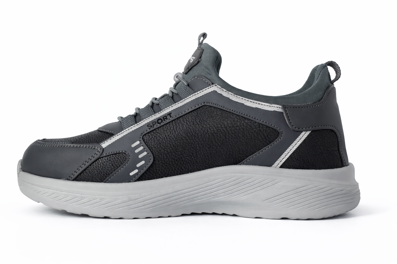 Erkek Ortopedik Lastikli Spor Ayakkabı