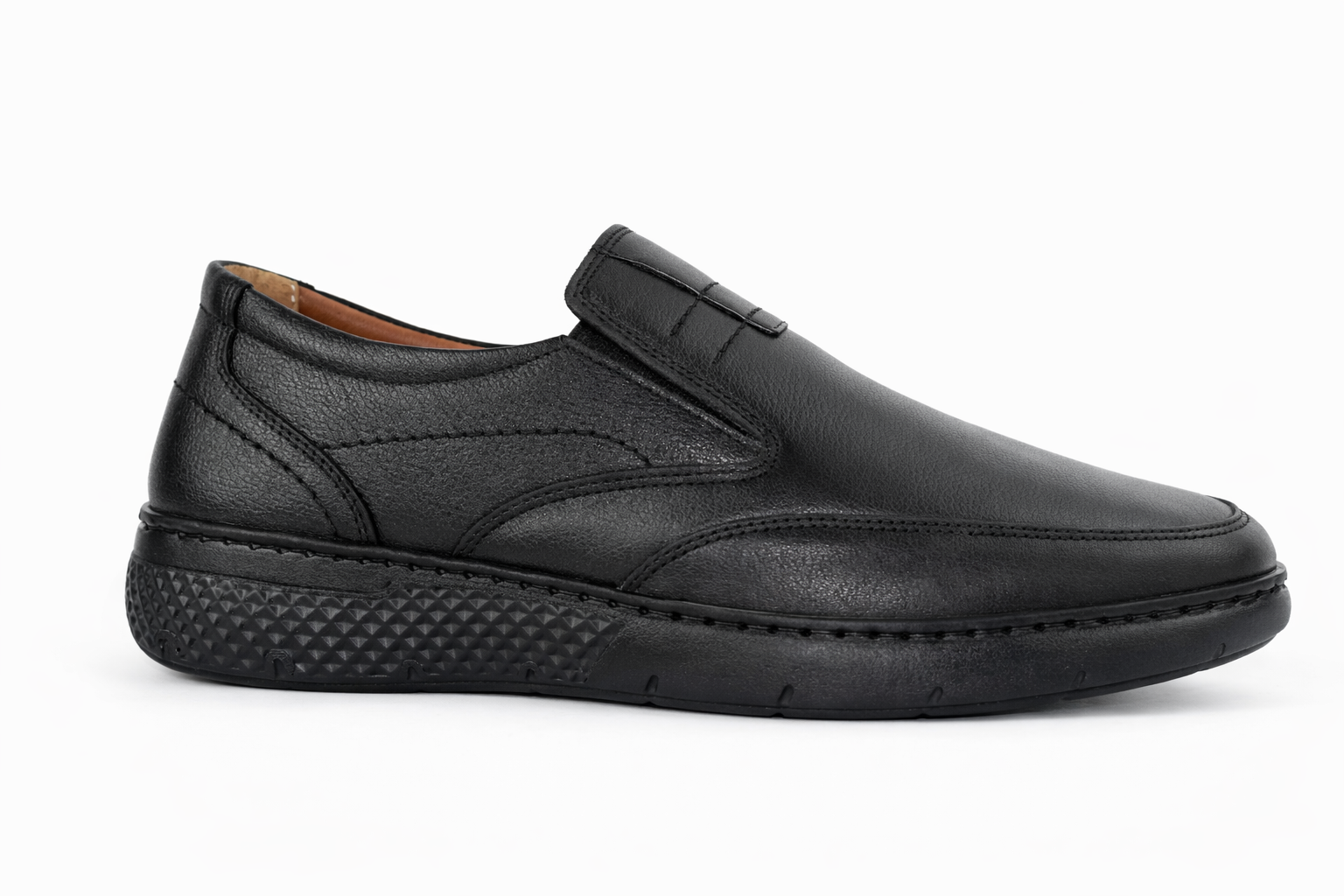 Erkek Ortopedik Jelli Hakiki Deri Baba Ayakkabısı