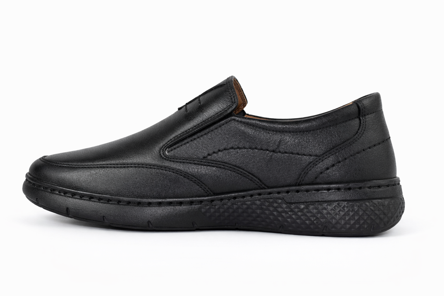 Erkek Ortopedik Jelli Hakiki Deri Baba Ayakkabısı