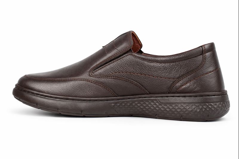 Erkek Ortopedik Jelli Hakiki Deri Baba Ayakkabısı