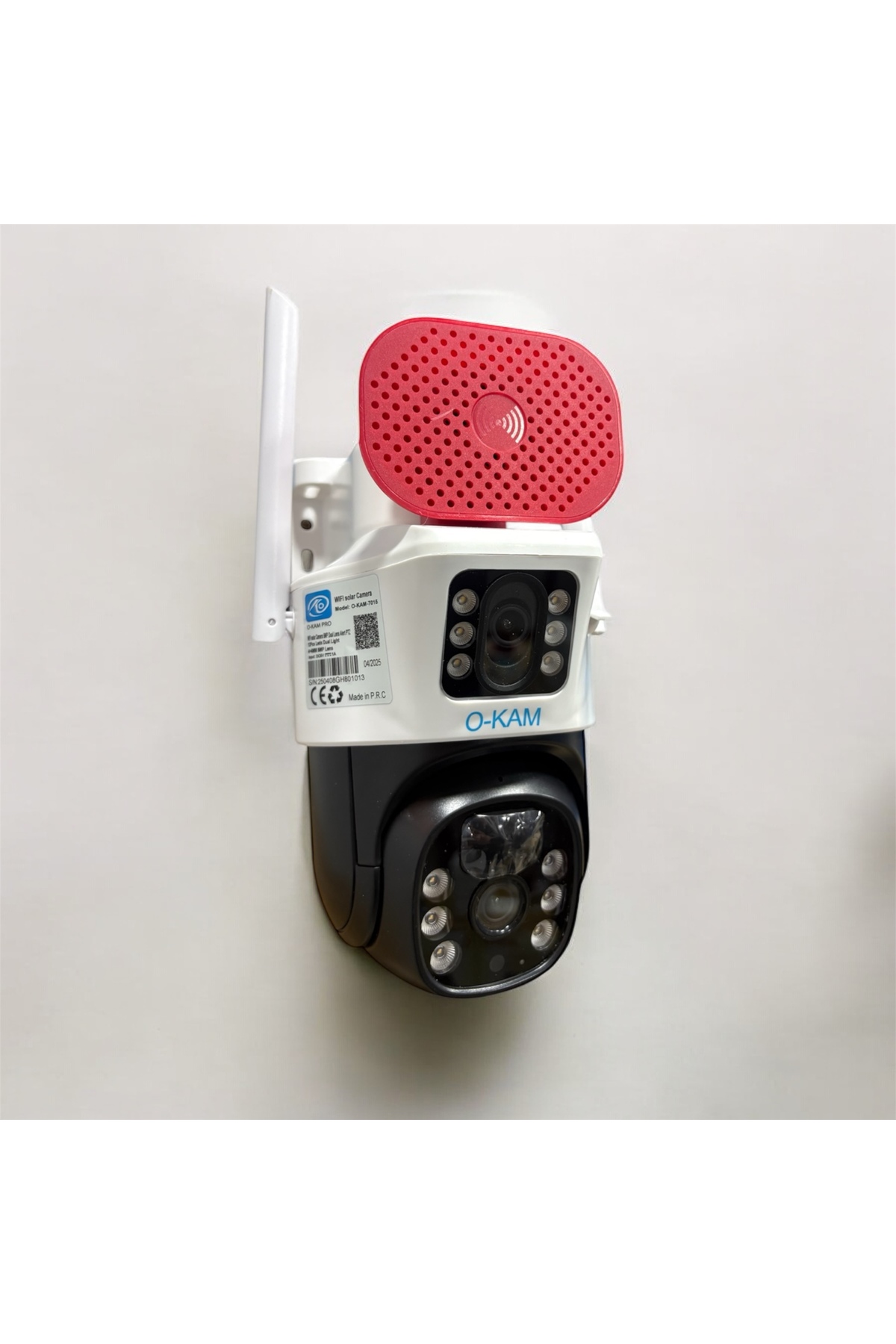 5MP Çift Lens WiFi Akıllı PTZ Kamera – Renkli Gece Görüş, 2 Yönlü Ses, IP66