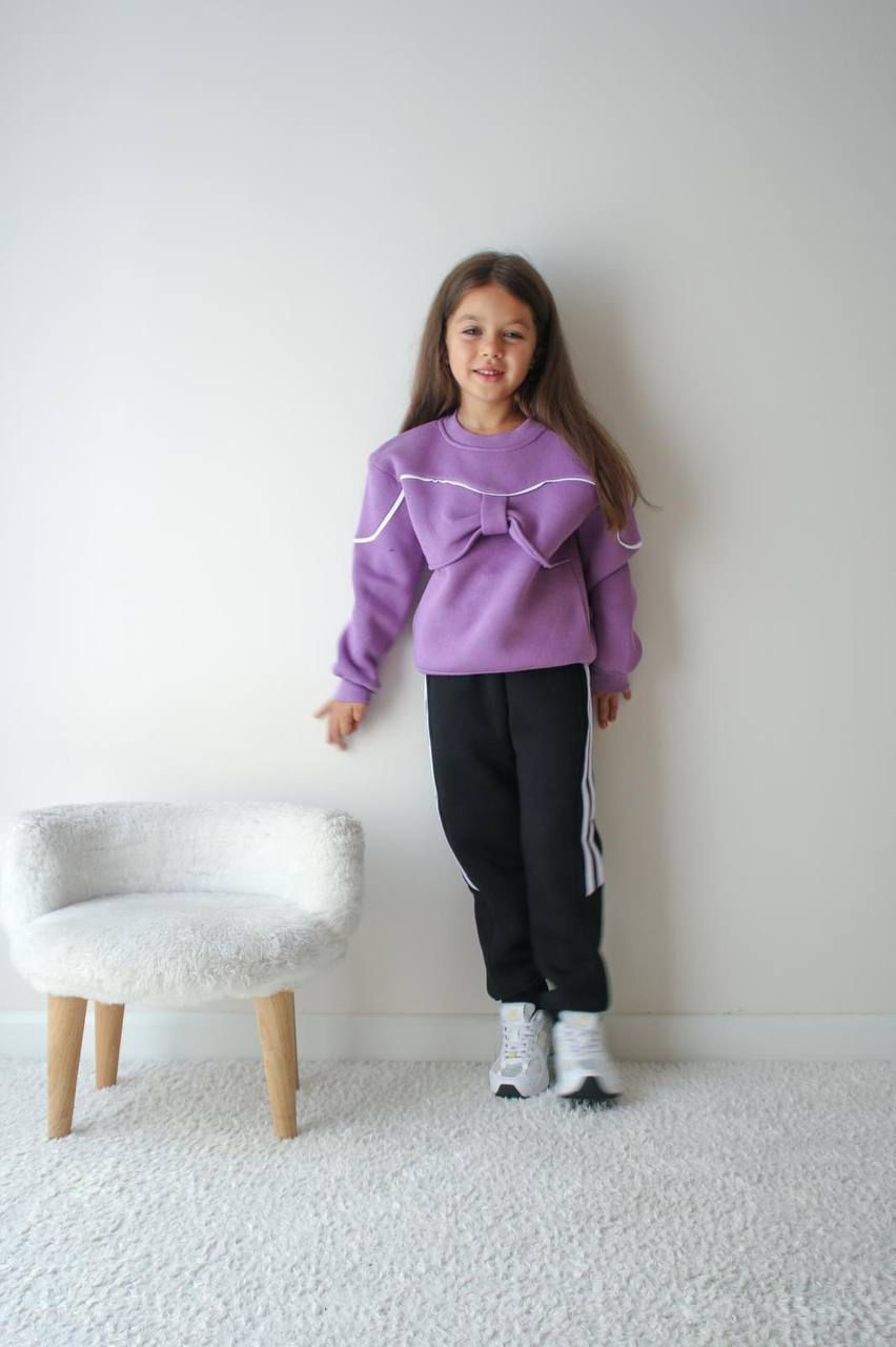 FİYONK DETAYLI ÜÇ İPLİK ŞARDONLU KIŞLIK TAKIM