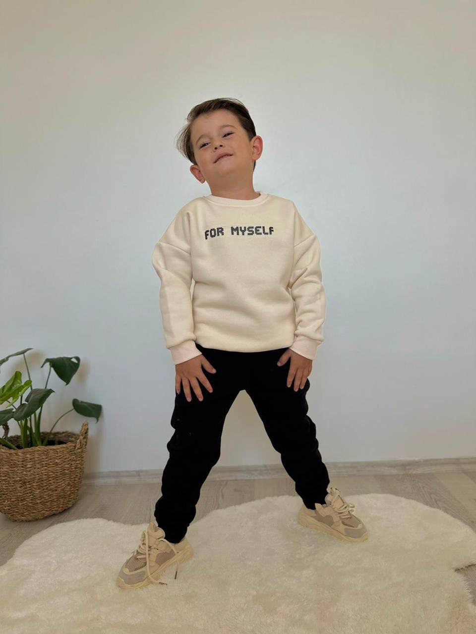 ERKEK ÇOCUK ÜÇ İPLİK ŞARDONLU KIŞLIK TAKIM