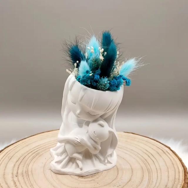 Kedili Kız Sukulent Saksı