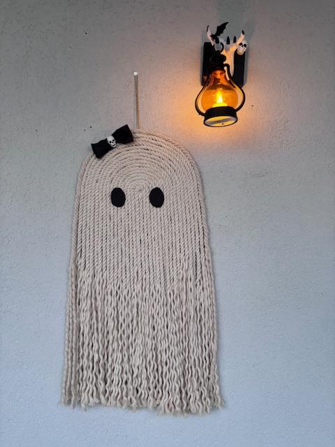 Makrome Dev Sevimli Hayalet Kapı-duvar Süsü