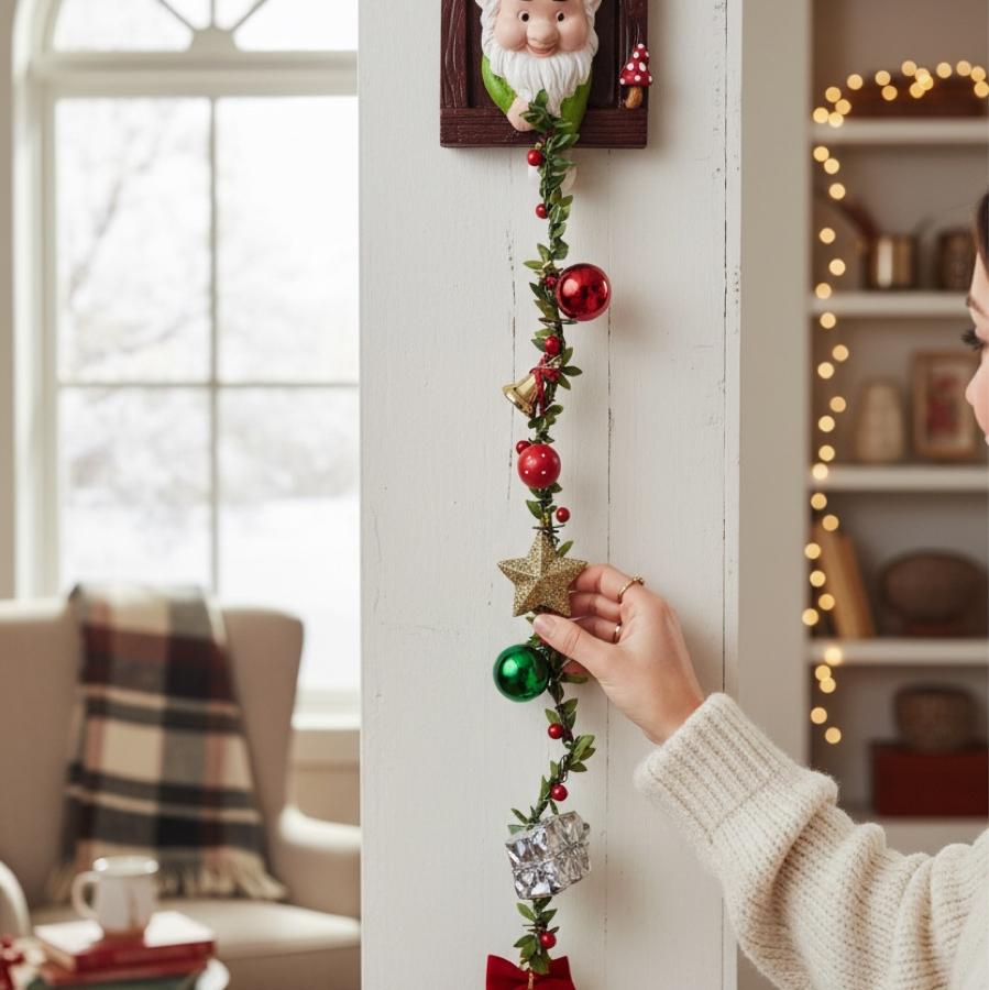 Noel Babanın Gizli Yolu-Işıklı Yılbaşı Dekoru