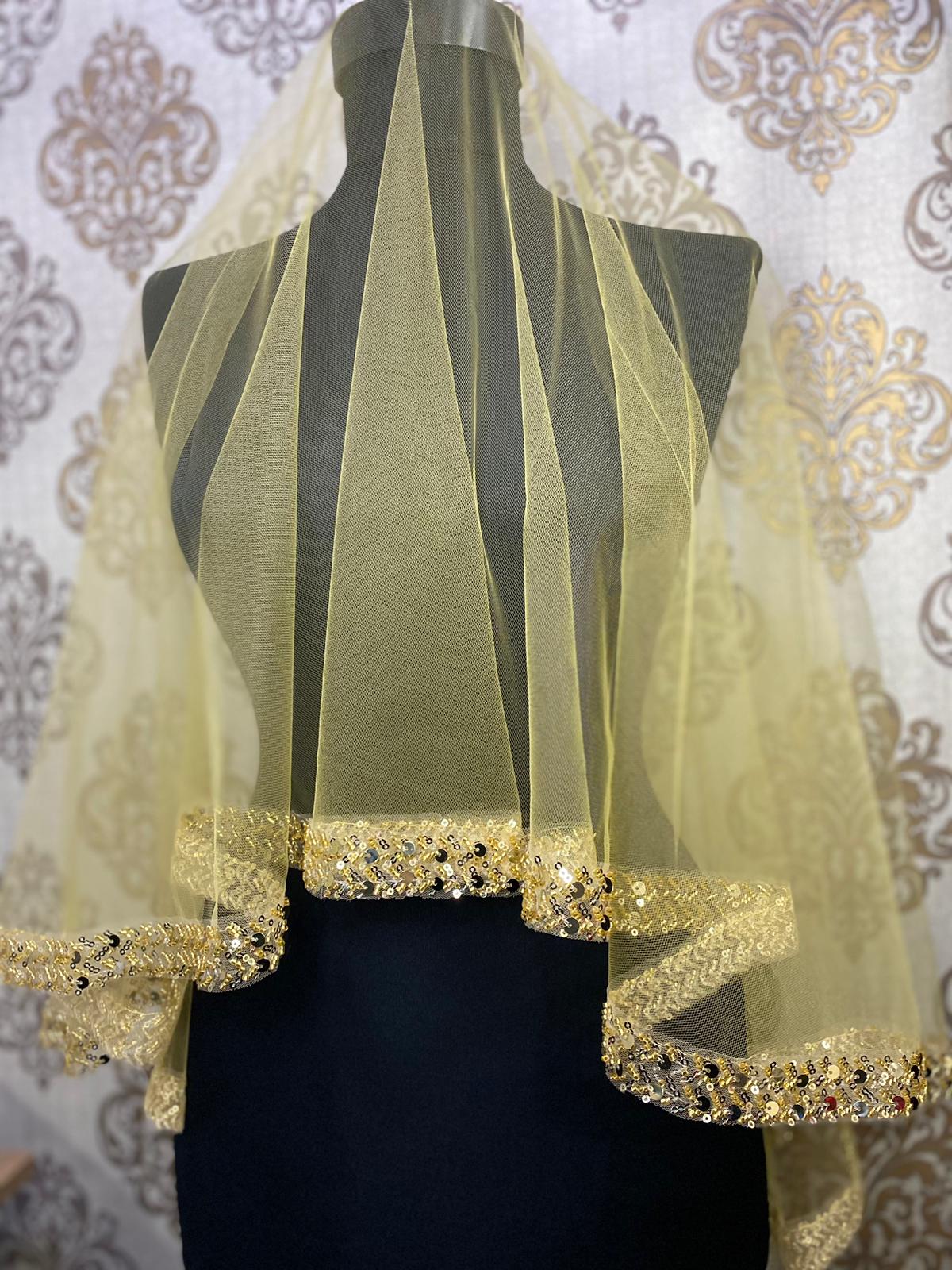 Gold Su Vip Duvak Set