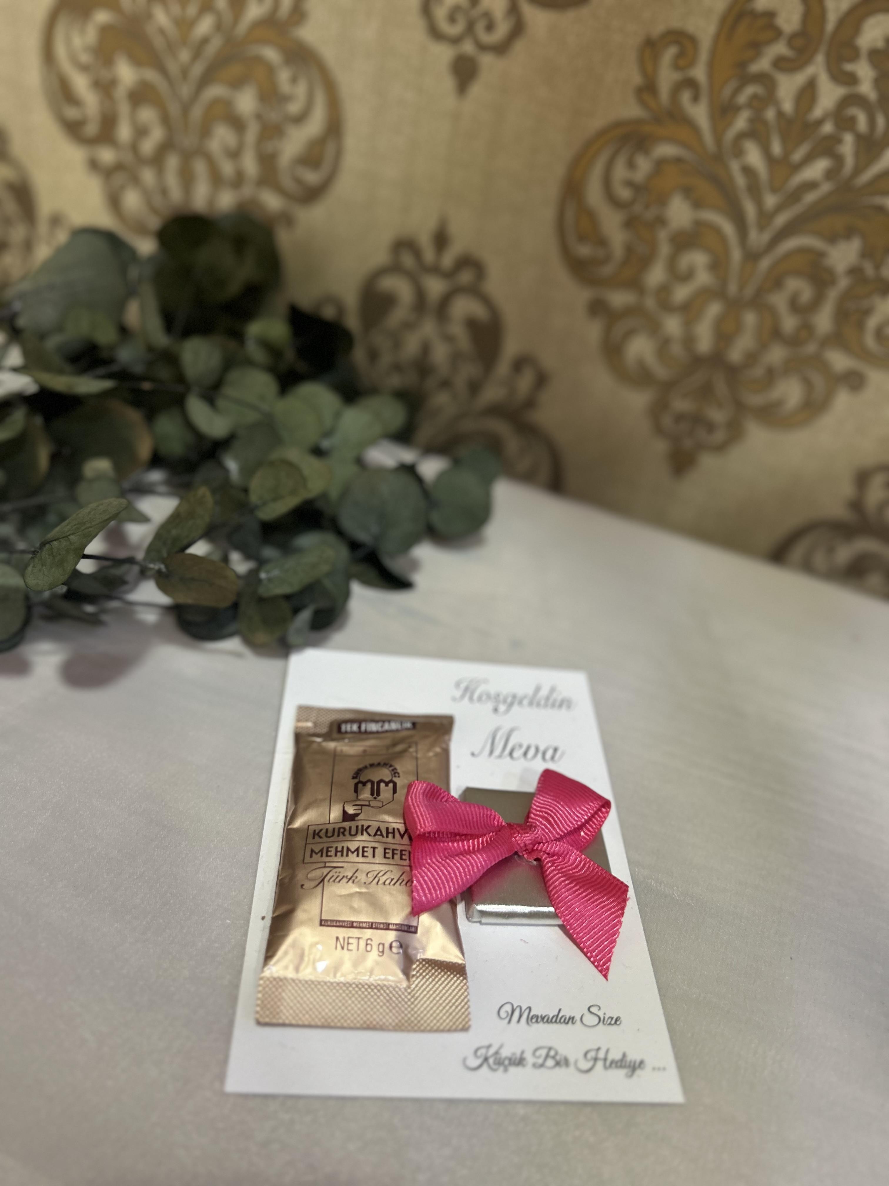 Kartlı Kahve ve Çikolata Hediyelik