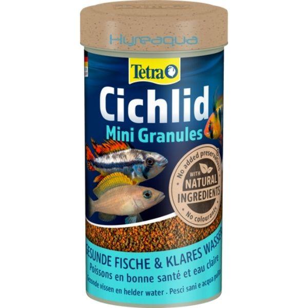 Tetra Cichlid Mini Granules Balık Yemi – 110 gr | Küçük Cichlid Türleri İçin Mini Granül Yem