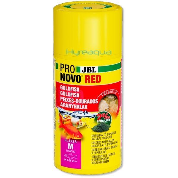 JBL Pro Novo Red Flakes M Balık Yemi – 45 gr | Renk Artırıcı Pul Yem, Orta Boy Akvaryum Balıkları İçin