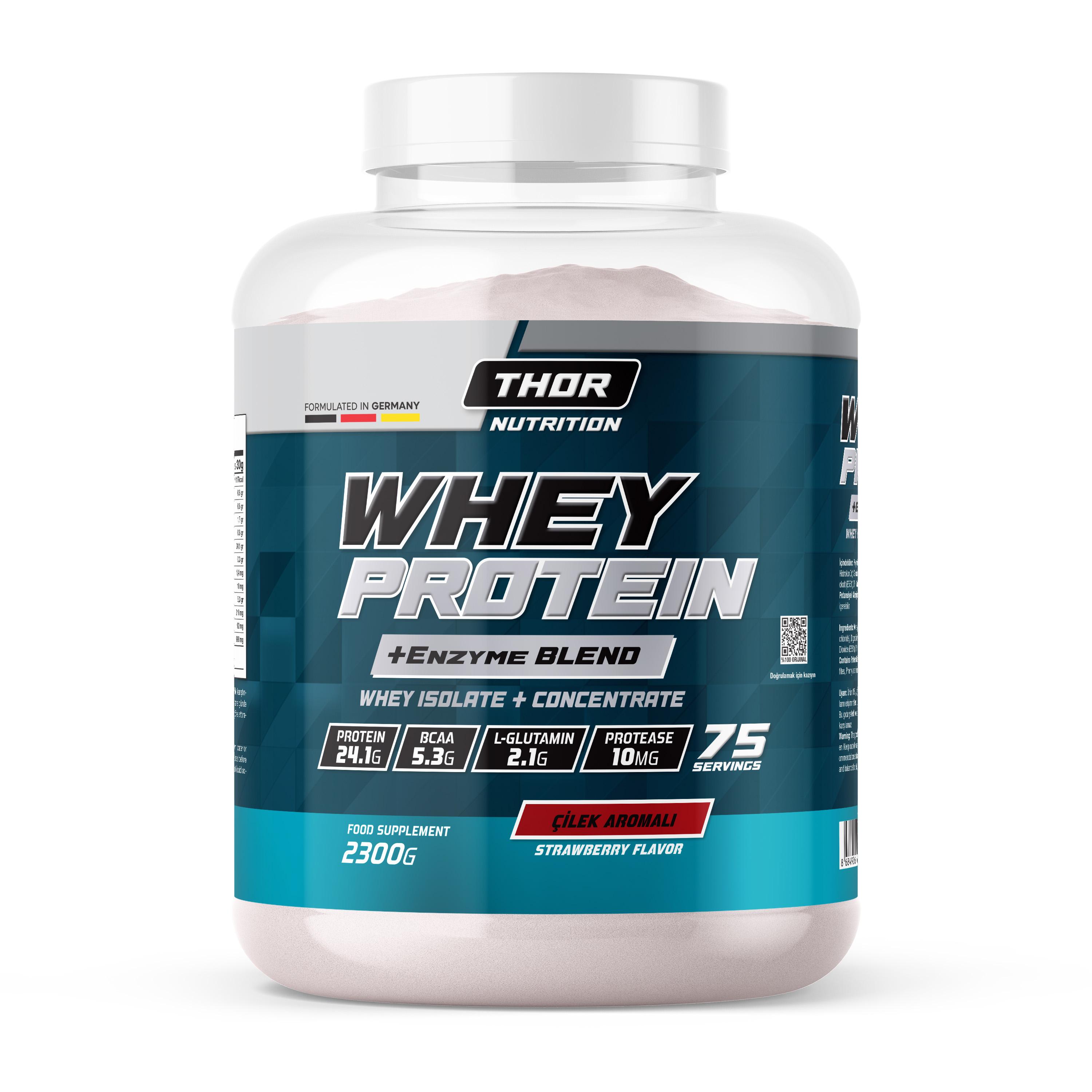 Thor Nutrition 2,3kg Çilek Aromalı Whey Protein 75 servis
