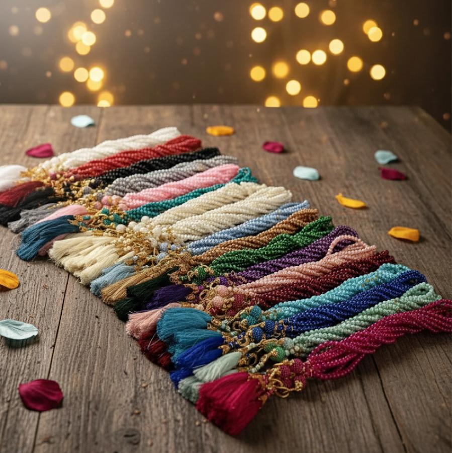 Birinci kalite cam inci vavlı inci tesbih