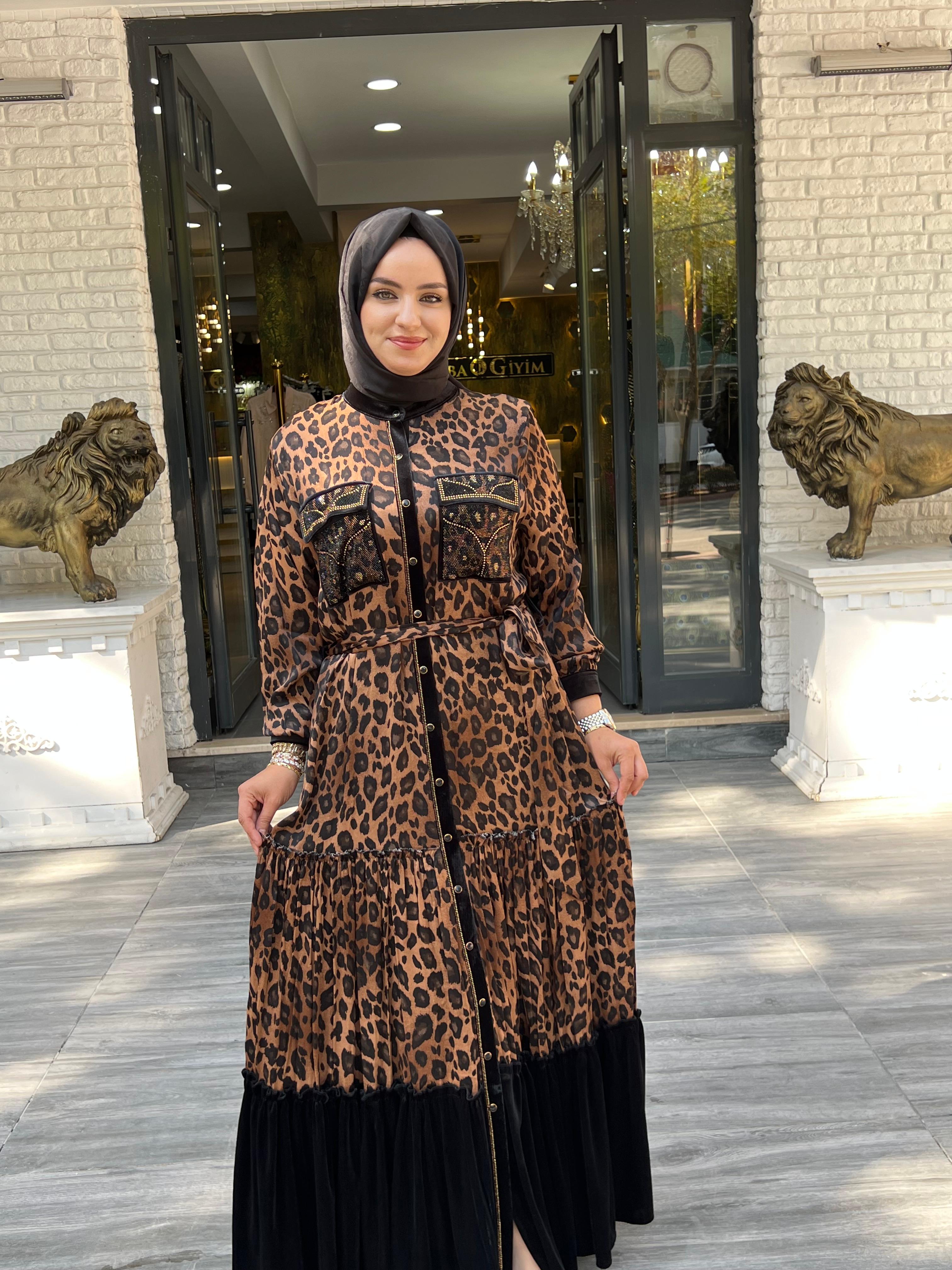 LEOPAR ELBİSE