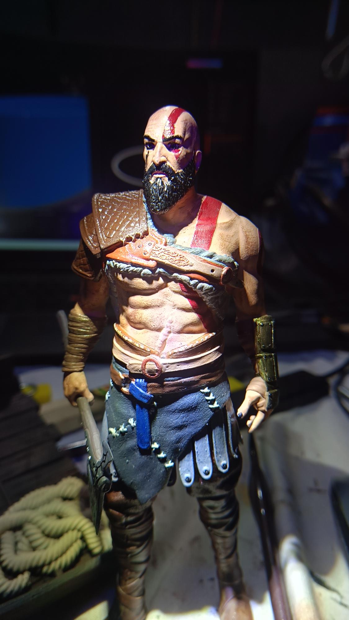 Grumpy Old Kratos 3D Printing Figurine