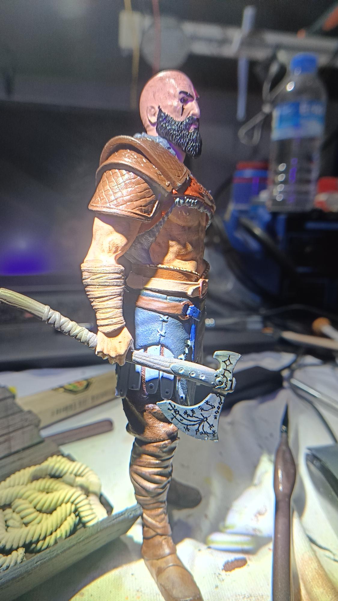 Grumpy Old Kratos 3D Printing Figurine