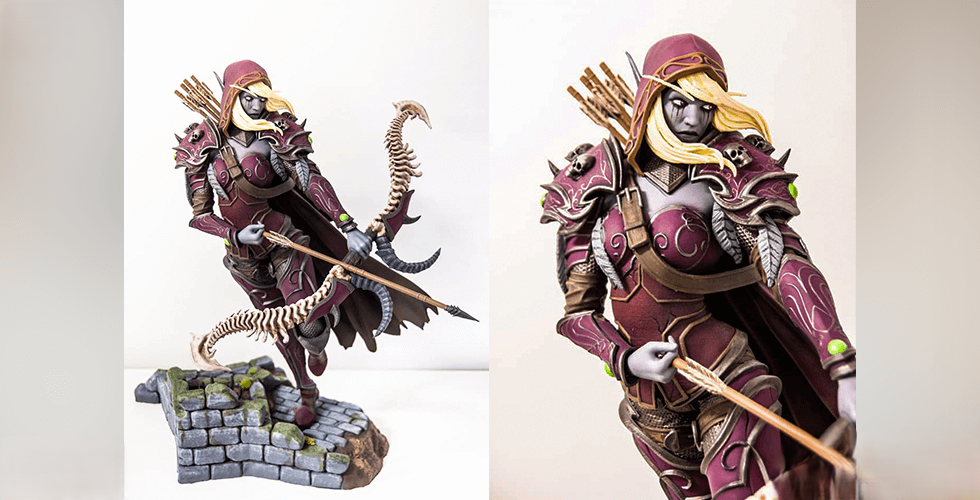Sylvanas 3D Printing Figurine