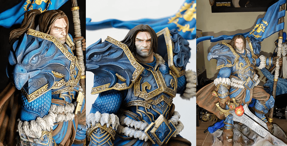Varian Wrynn 3D Printing Figurine