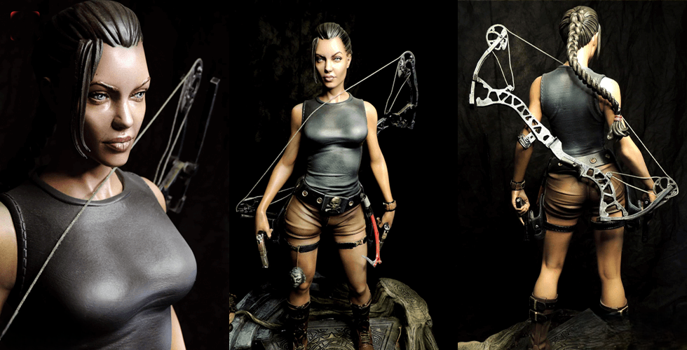 Lara Croft Tomb Raider 3D Printing