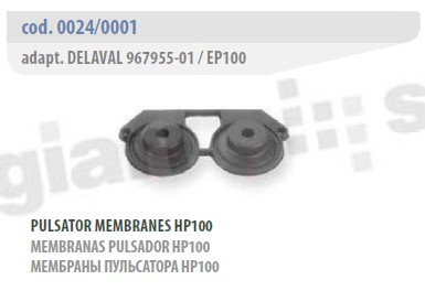PULSATOR MEMBRANE 0024_0001 DELAVAL HP100 UYUMLU 967955-01-EP100