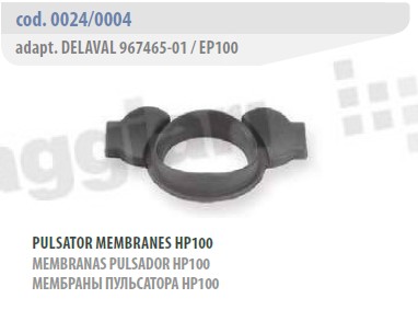 PULSATOR MEMBRANE 0024_0004 DELAVAL HP100 UYUMLU 947465-01-EP100
