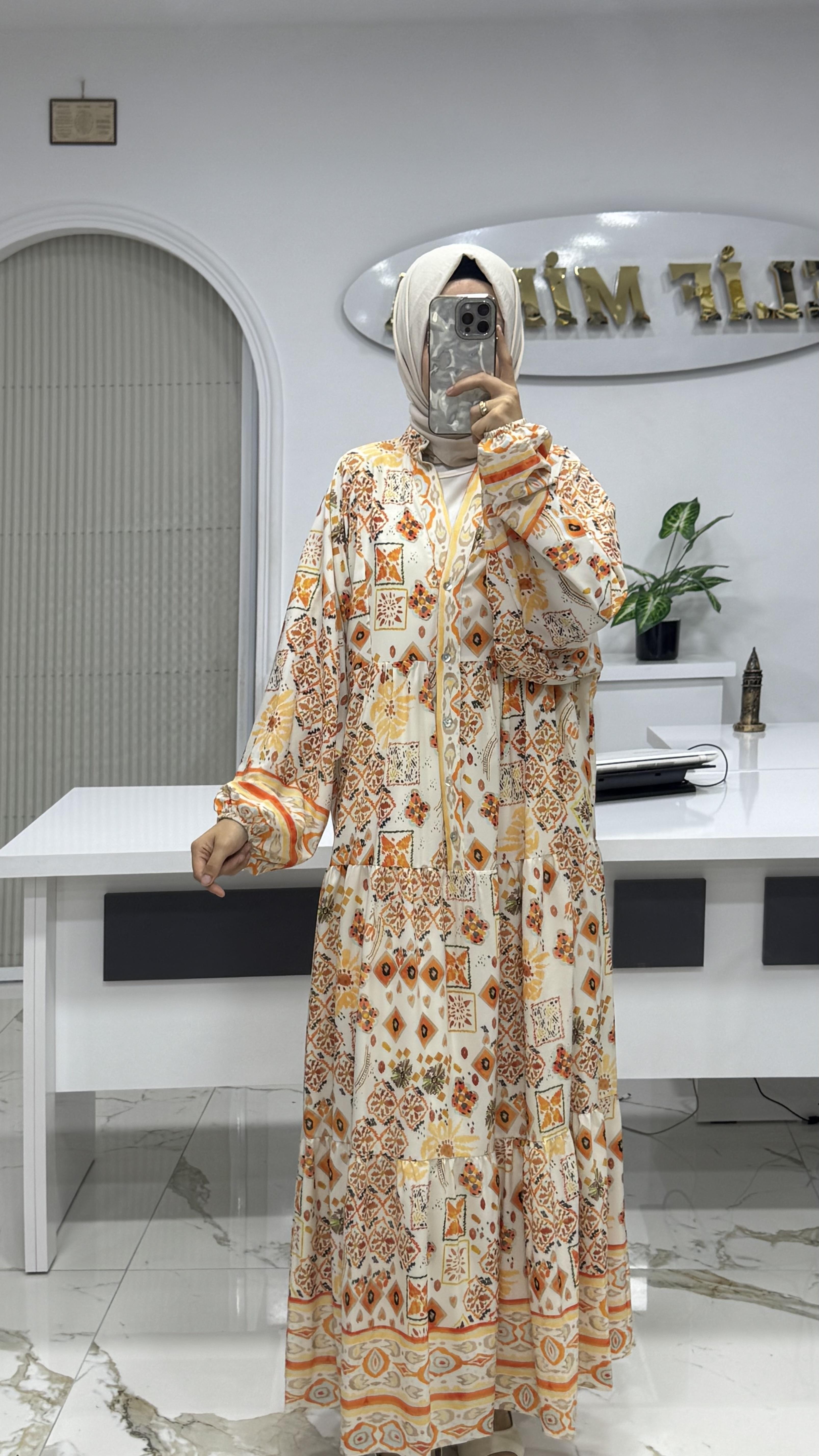 5699 PUANE ETNİK ELBİSE