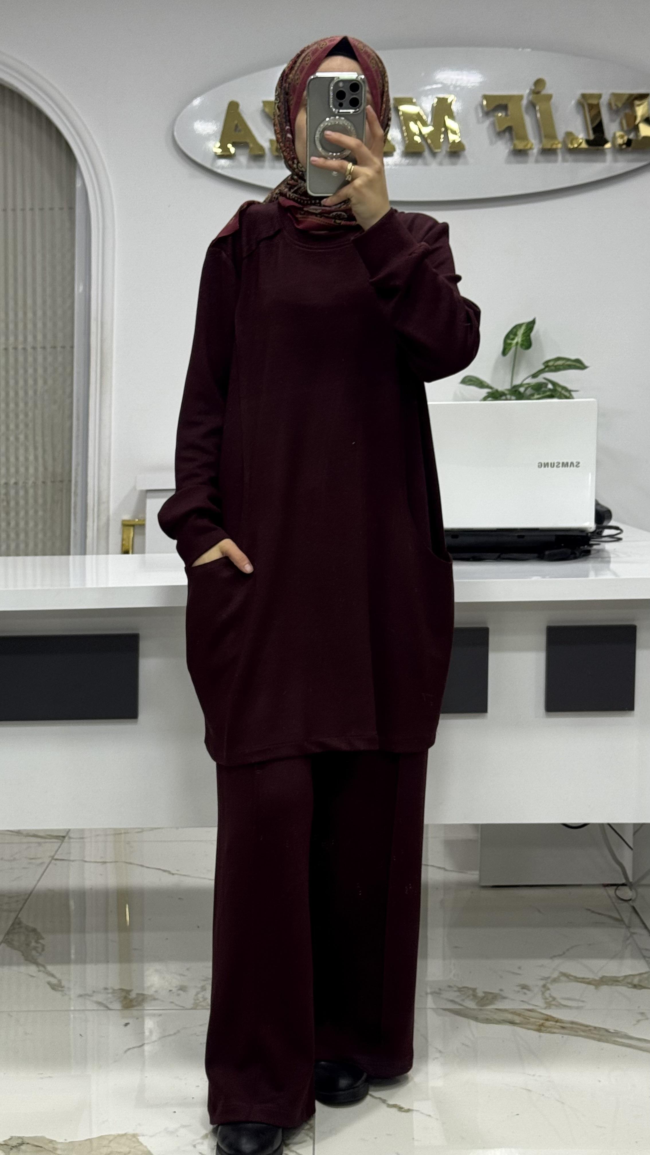 CEP DETAYLI OYSHO TAKIM BORDO