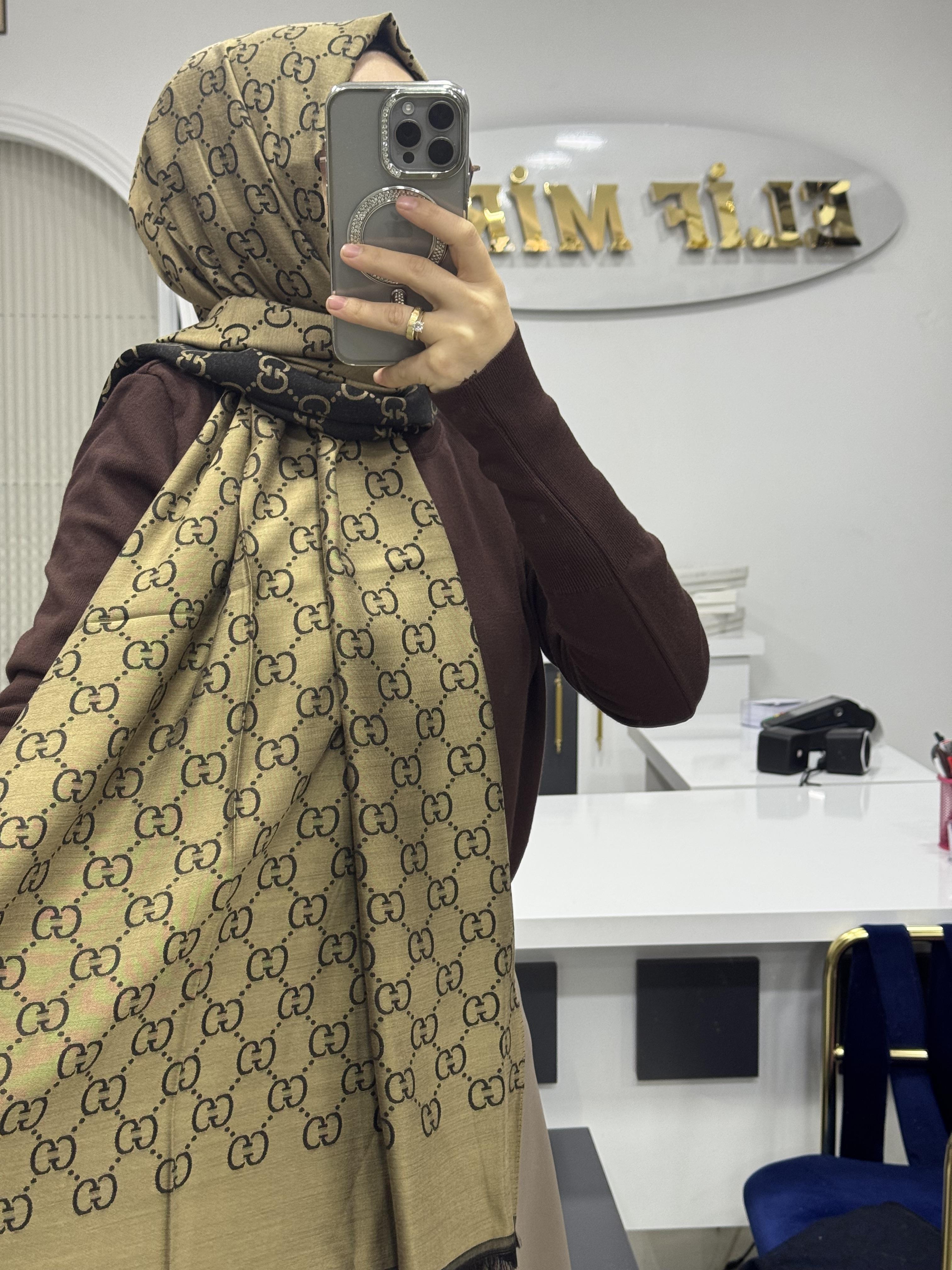 GUCCI ÇİFT TARAFLI ŞAL