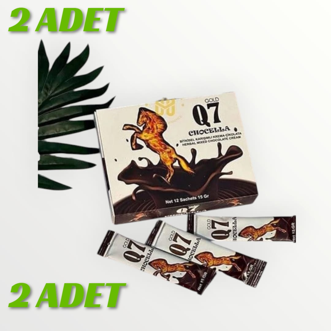Q7 ÇİKOLATA CHOCOLATE STİCK 12X15 BALLI MACUN gr  2 ADET