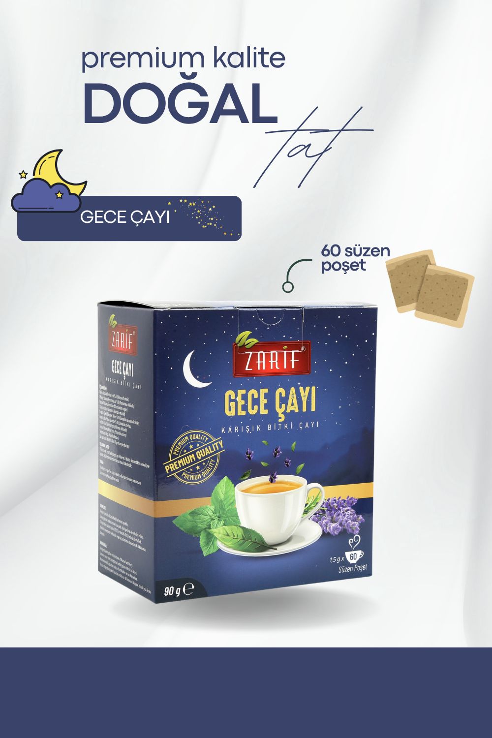 Fırsat Kapısı Zarif Gece Çayı Karışık Bitki Çayı (60’lı Süzen Poşet)