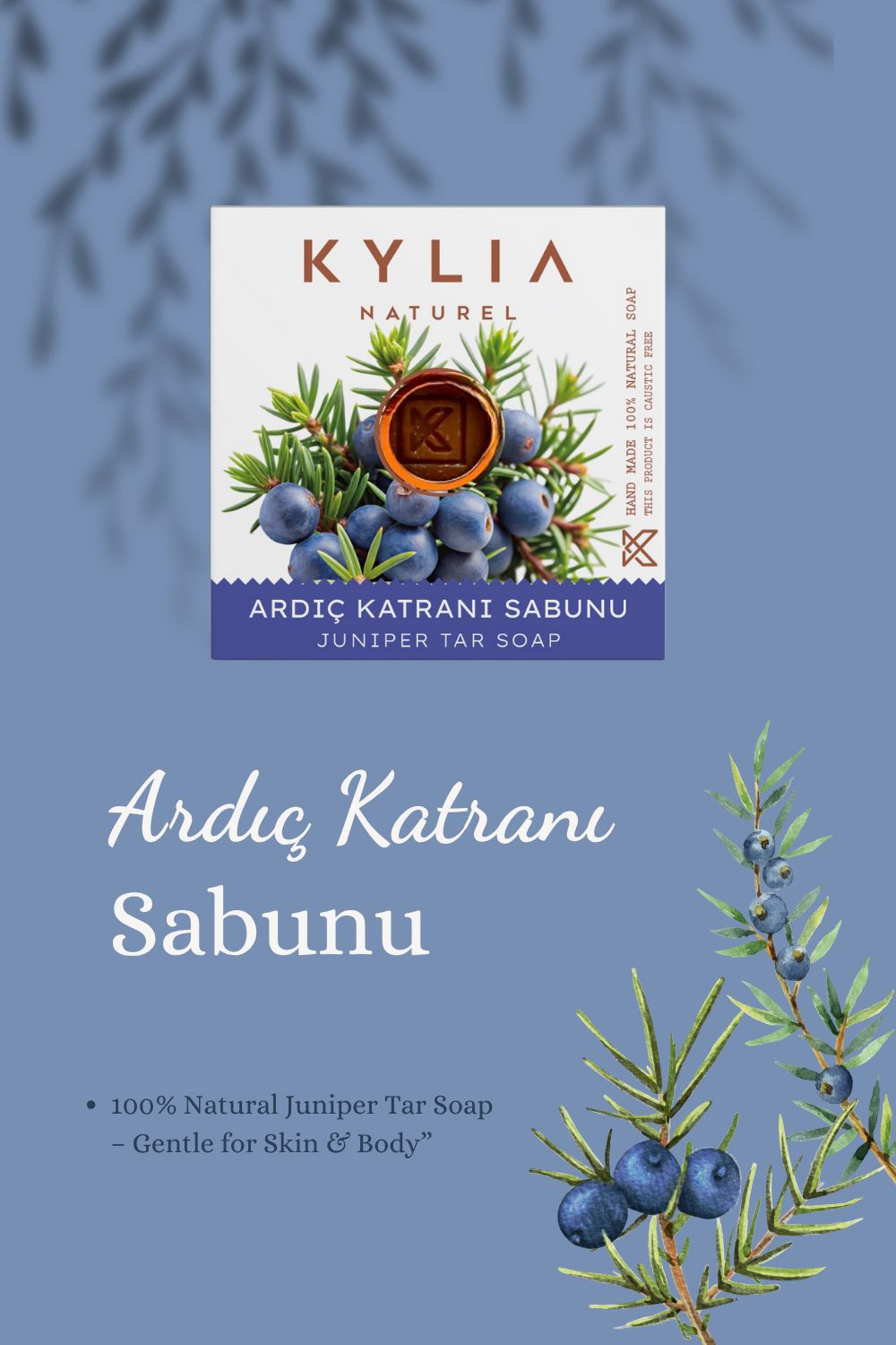 Fırsat Kapısı KYLİA Doğal Naturel Ardıç Katran Sabunu 125 Gr. Sabun
