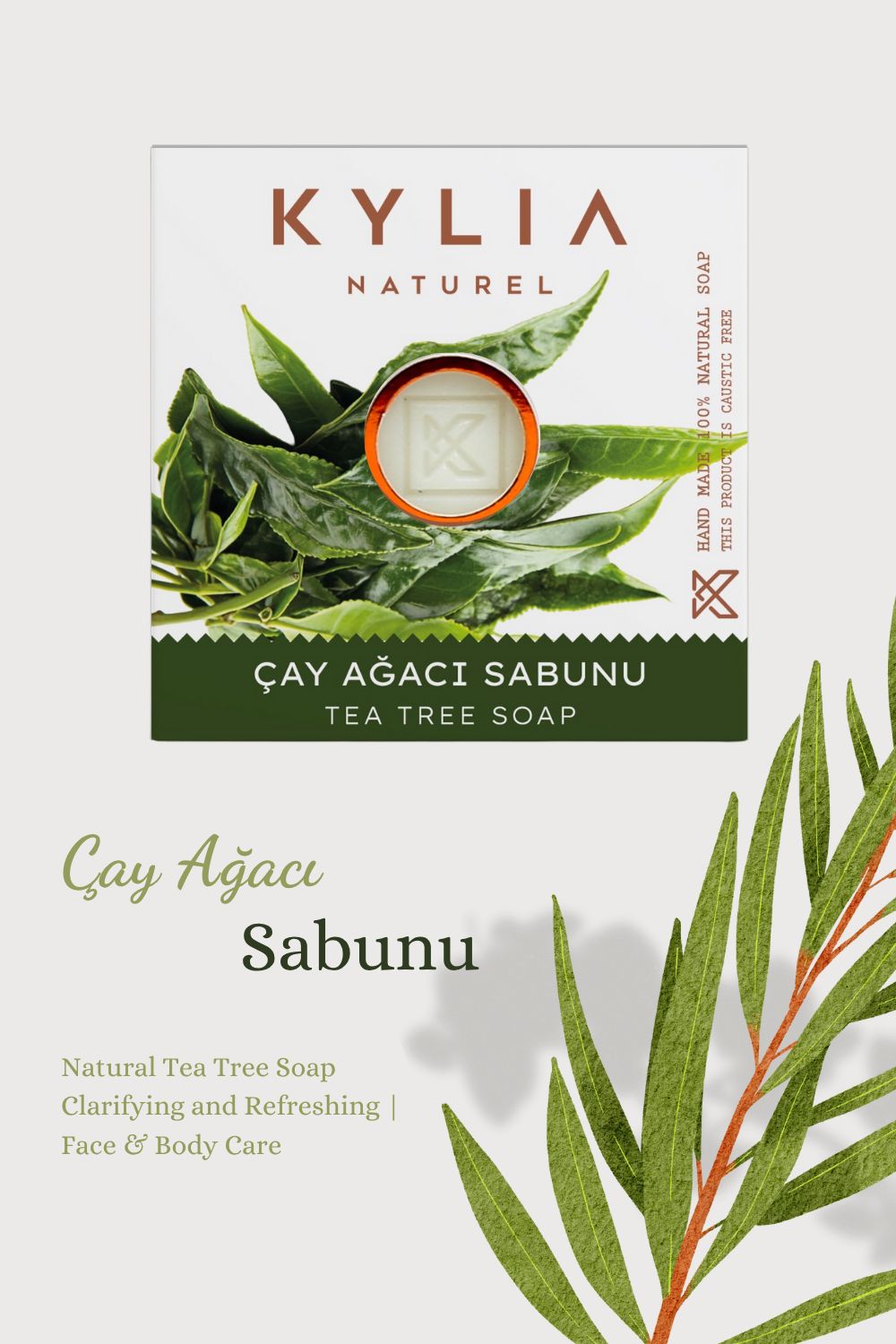 Fırsat Kapısı Kylia  Naturel Çay Ağacı Sabunu 125 gr Sabun