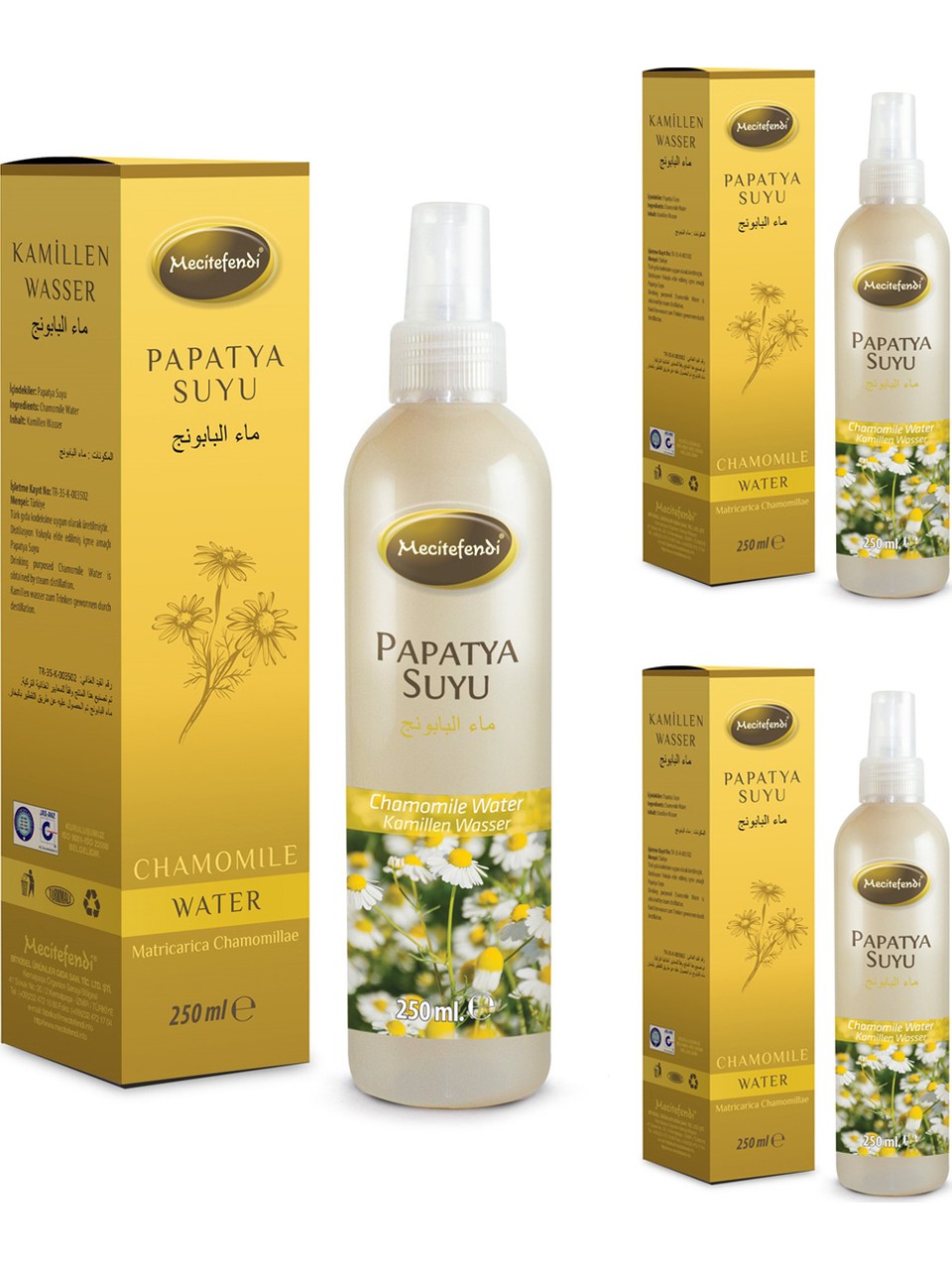 Fırsat Kapısı Mecitefendi Papatya Suyu 250 ml x 3