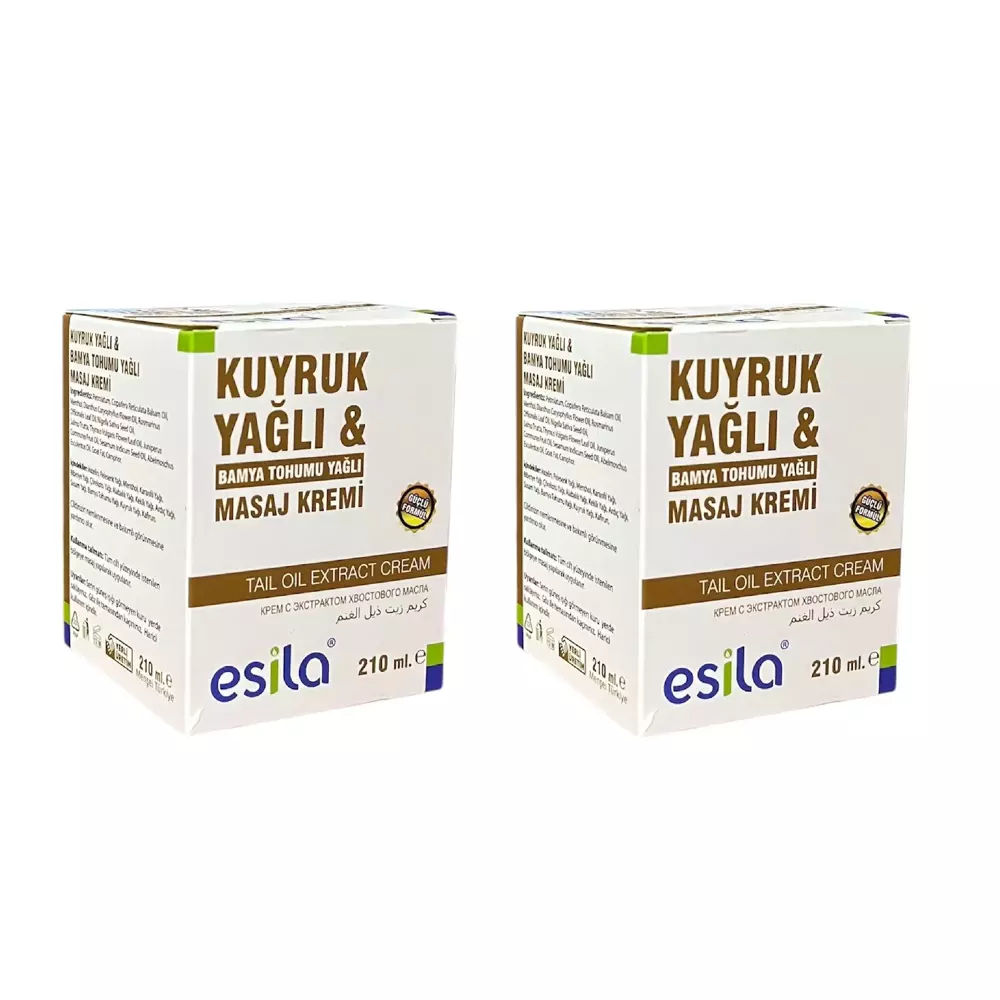 Fırsat Kapısı Esila Kuyruk Yağı masaj Kremi 210 ml x2 Adet