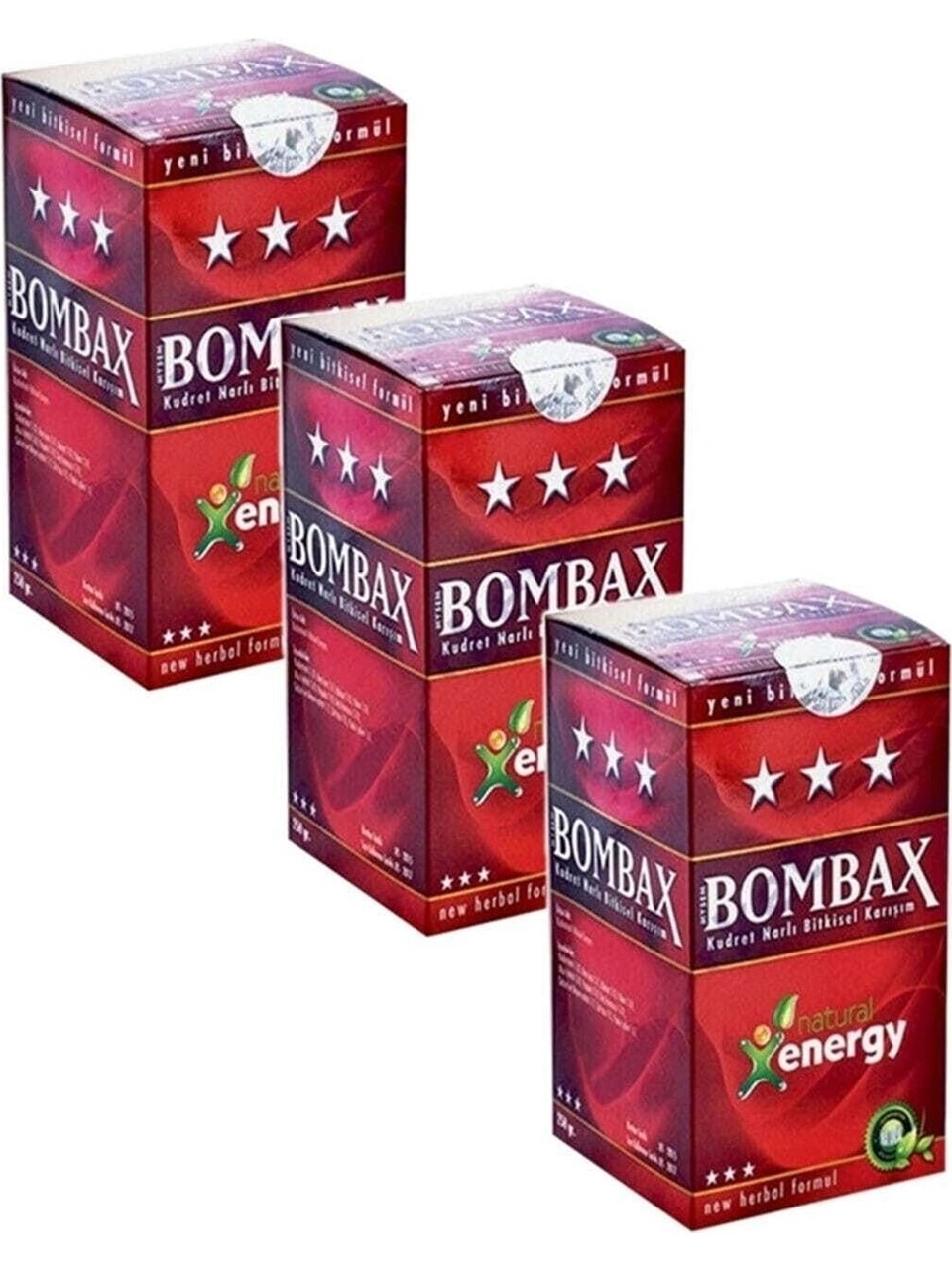 Bombax Kudret Narlı Bitkisel Karışım Tozu 250 gr – 3'lü Ekonomik Paket, Doğal Destekleyici Formül