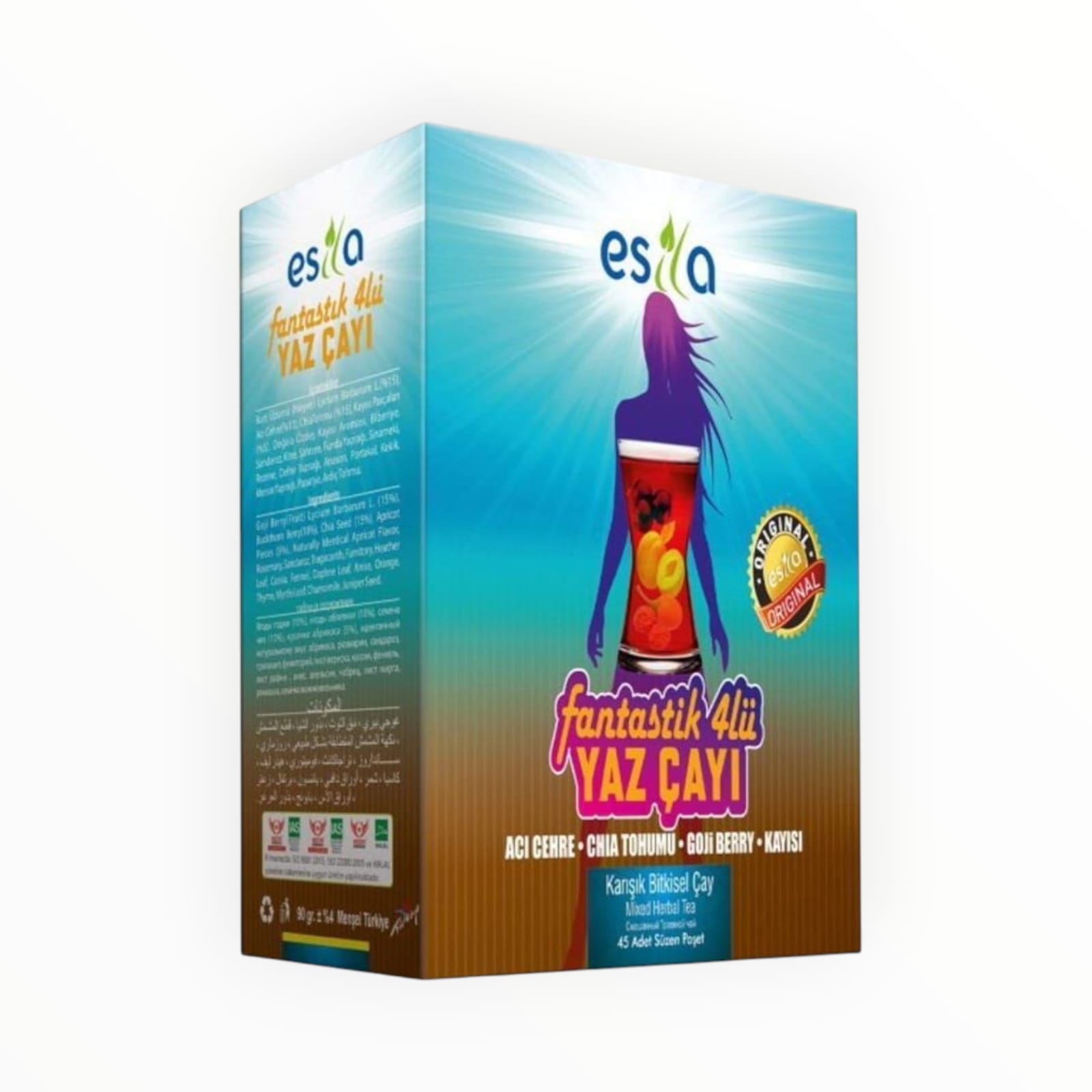 Esila Fantastik Dörtlü Yaz 45 Poşet Çay
