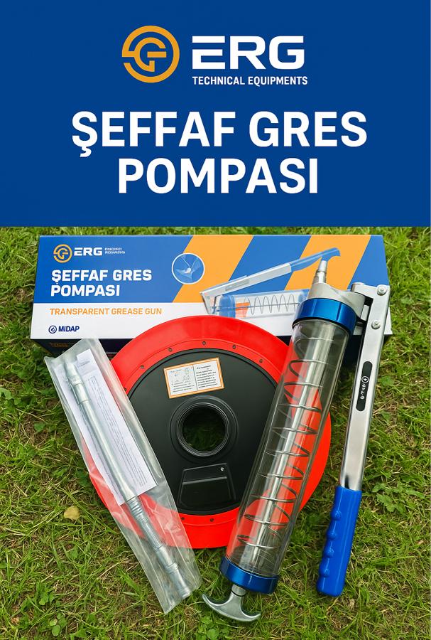 Seffaf Gres Pompa Metal Kapak