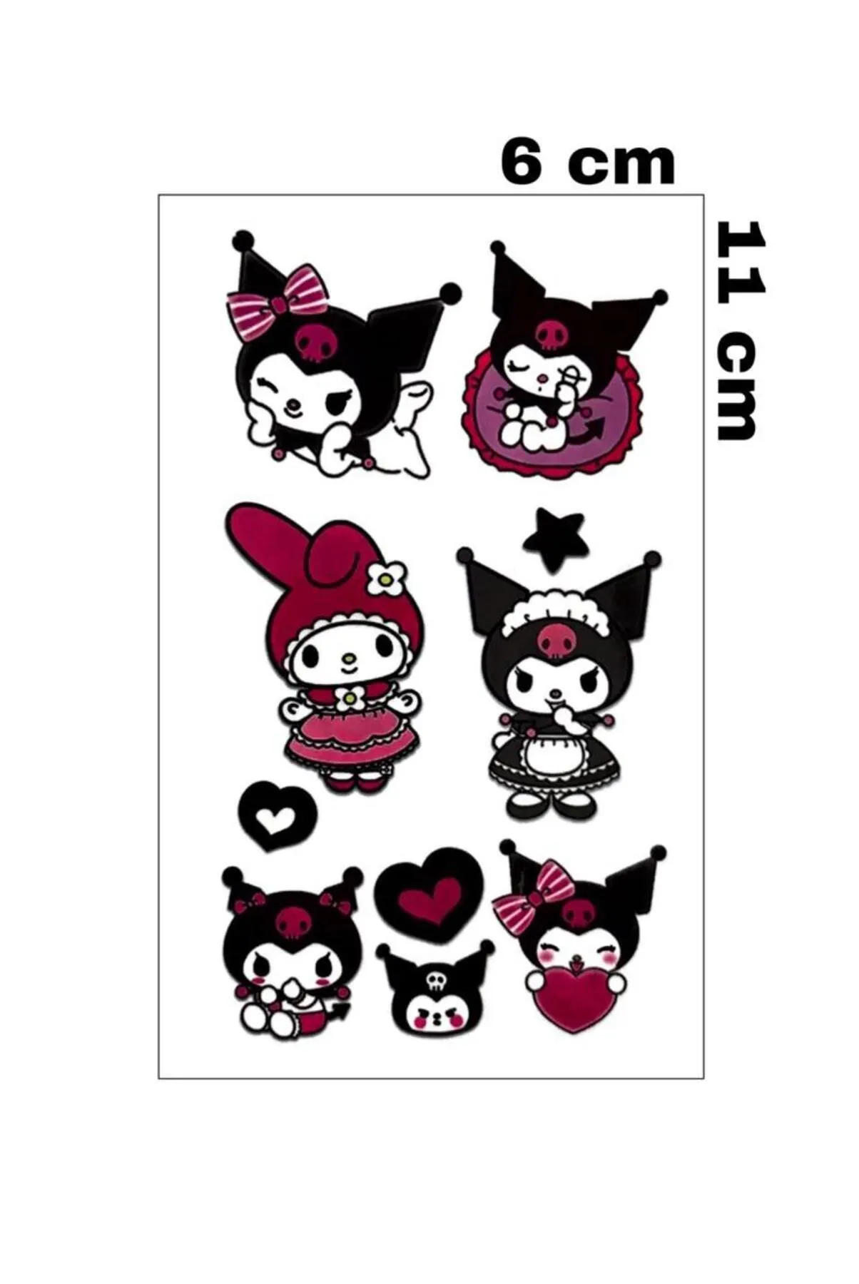 Hello Kity Kromi Geçici Dövme Tattoo