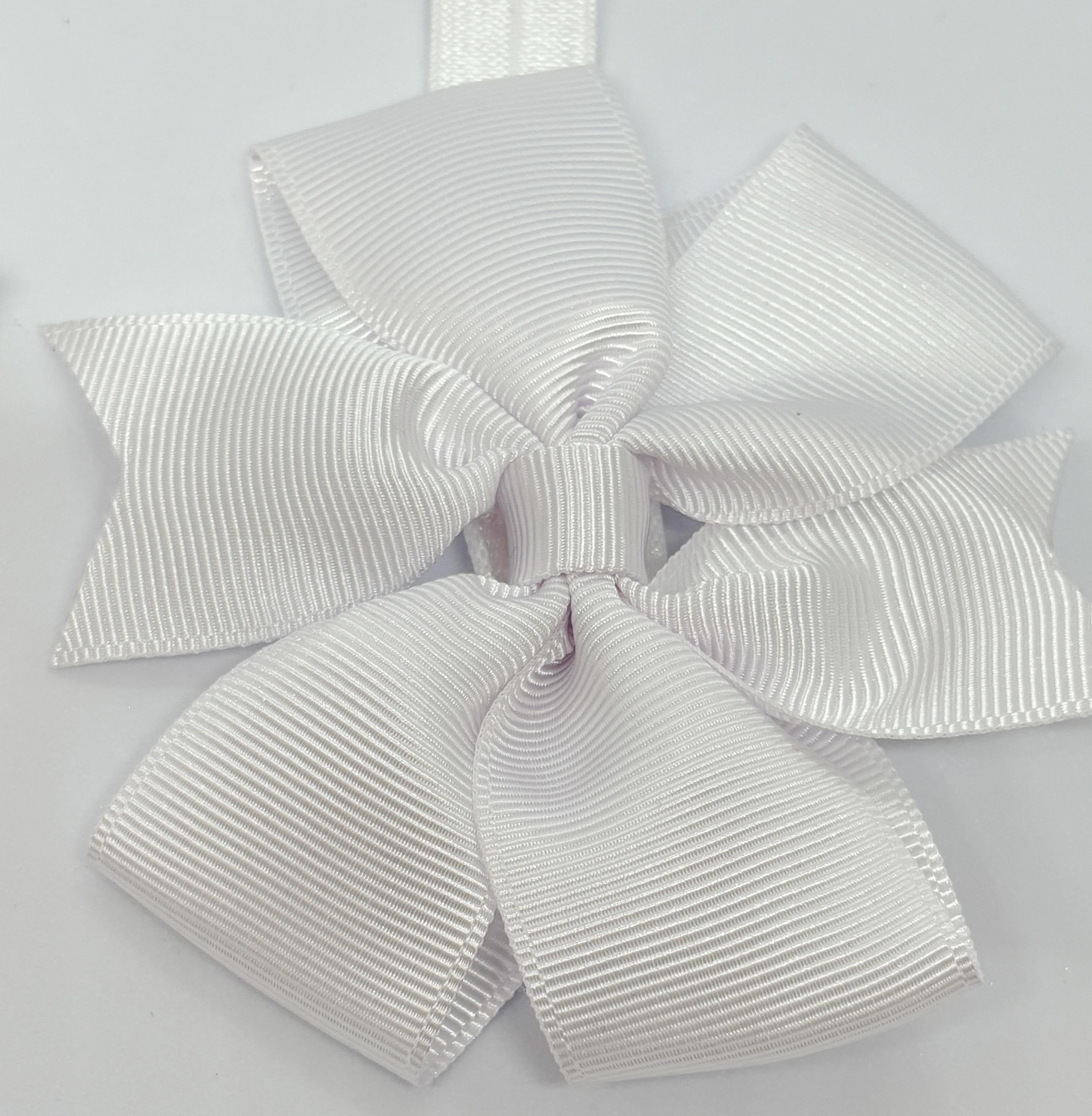 Beyaz Fistolu Bandana ve Düz Bandana 2'li Set, 6 Ay - 4 Yaş Arası